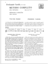 Méthode complète de guitare - Ferdinando Carulli - Partition - Guitare
